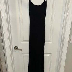 SKIMS Black Maxi Dress